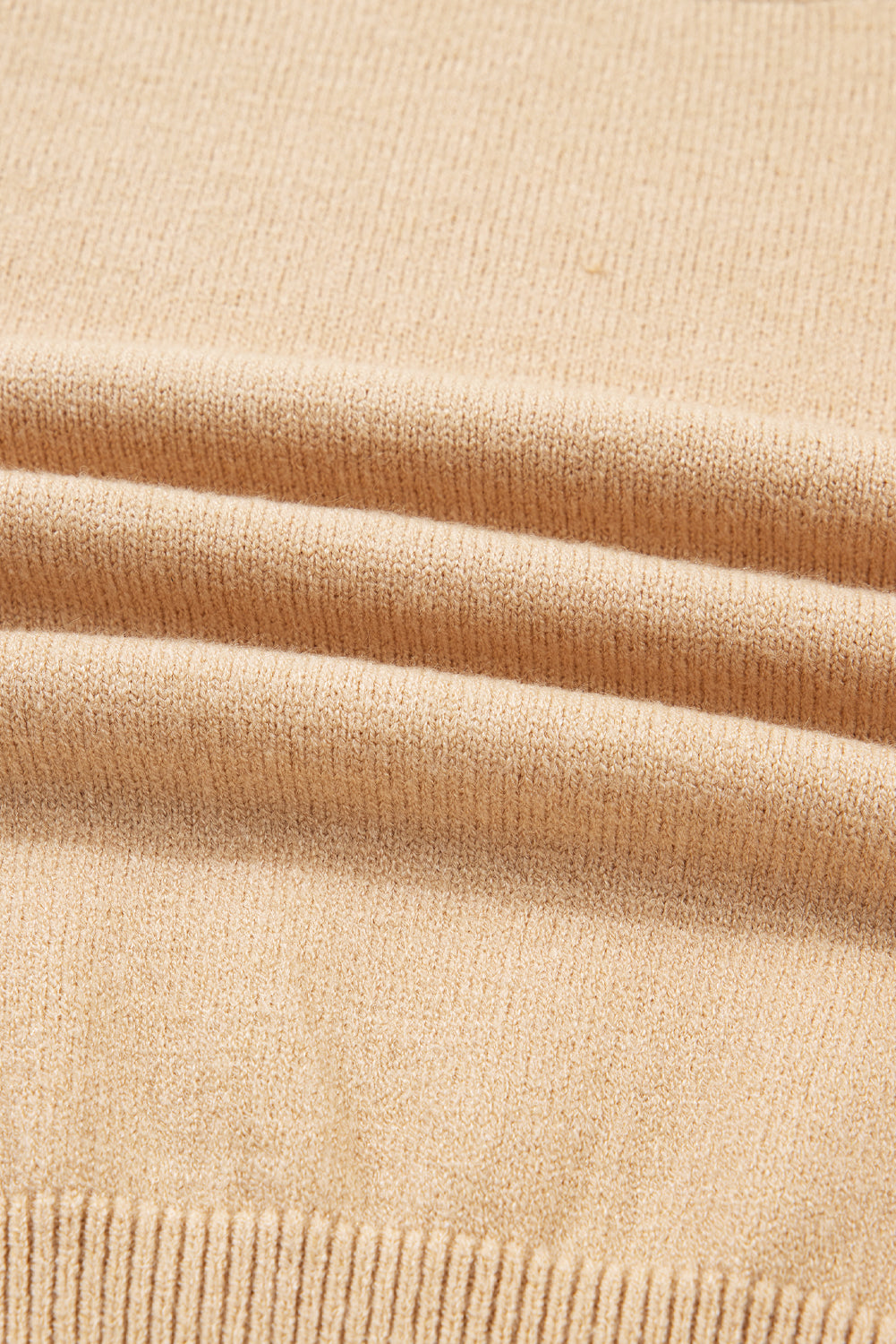 Black High Neck Puff Sleeve Sweater Pleated Mini Skirt 2pcs Knitted Outfit