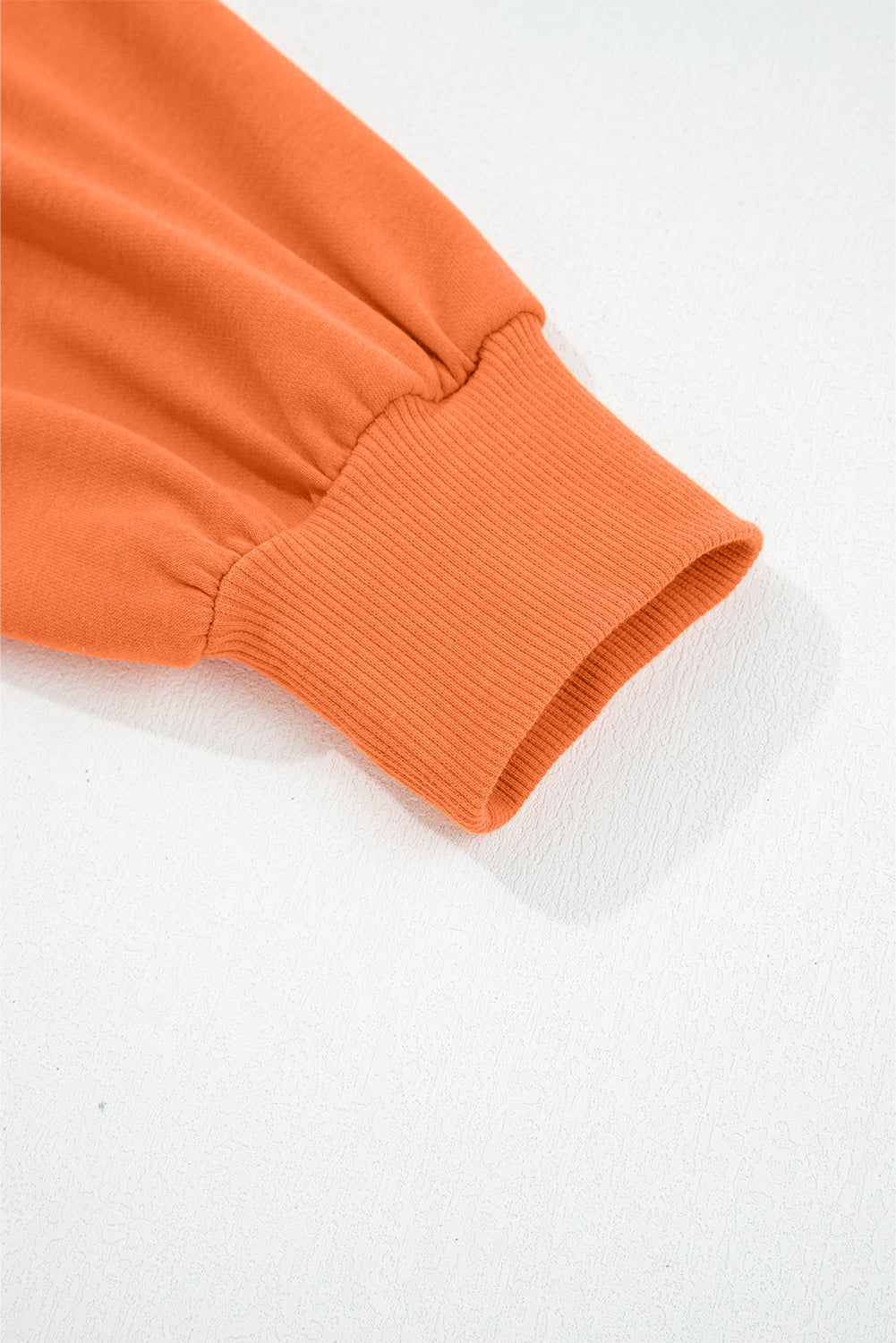 Light Pink Drop Shoulder Puff Sleeve Crop Pullover Drawstring Wide Leg Pants Set