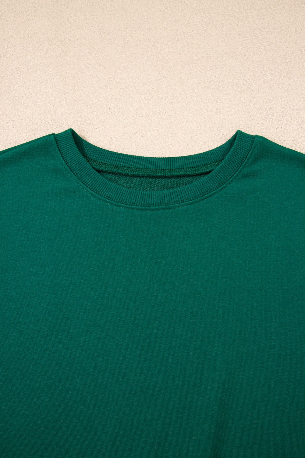 Fiery Red Varsity Stripe Detail Drop Shoulder Pullover Mini Skirt Set