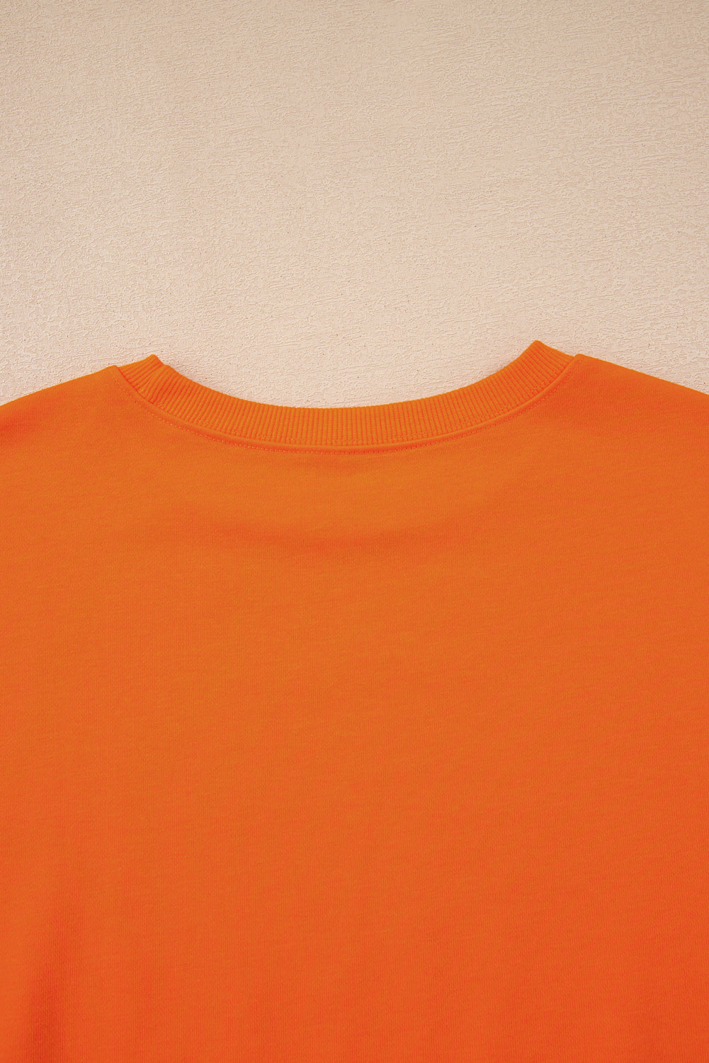 Fiery Red Varsity Stripe Detail Drop Shoulder Pullover Mini Skirt Set