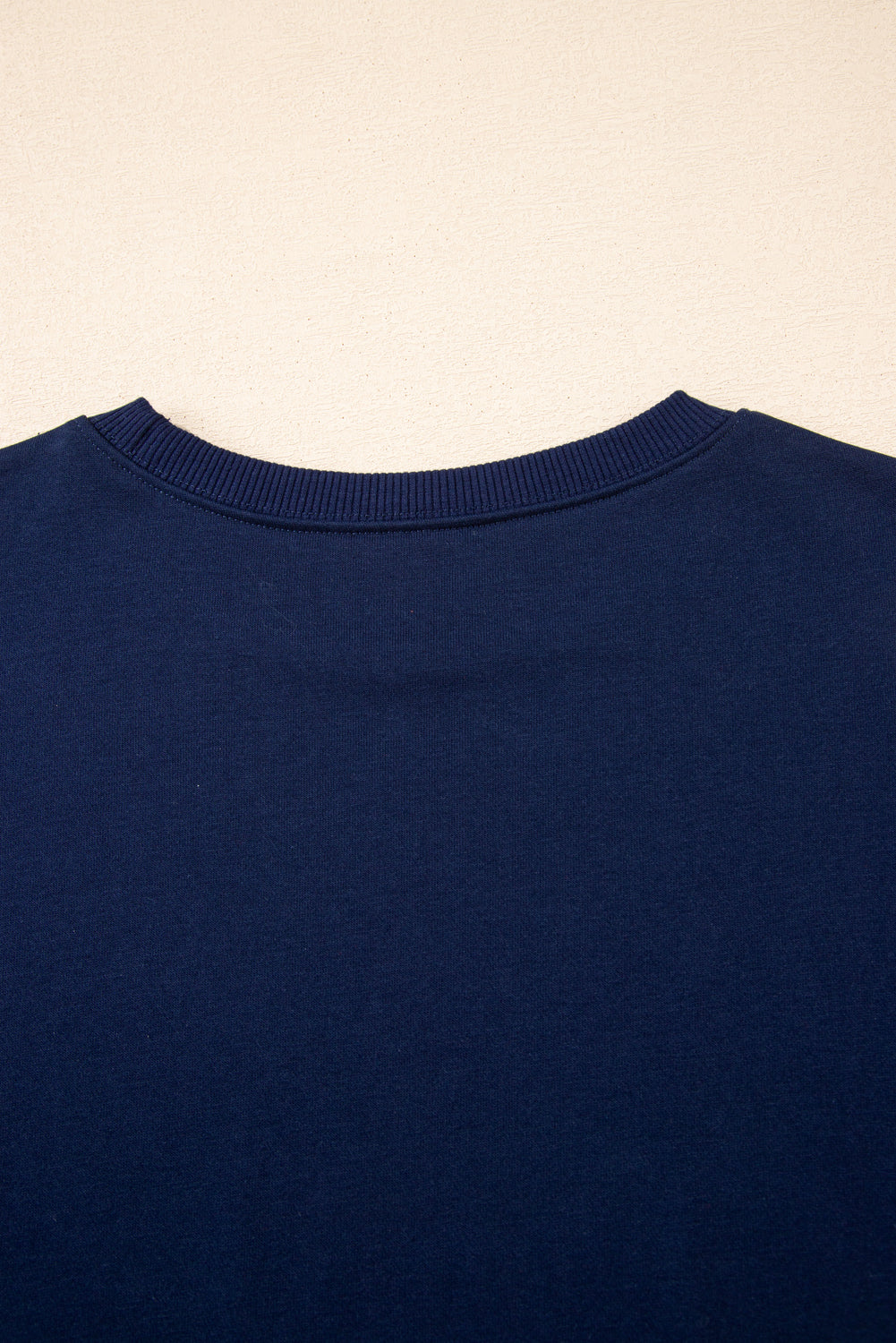 Fiery Red Varsity Stripe Detail Drop Shoulder Pullover Mini Skirt Set