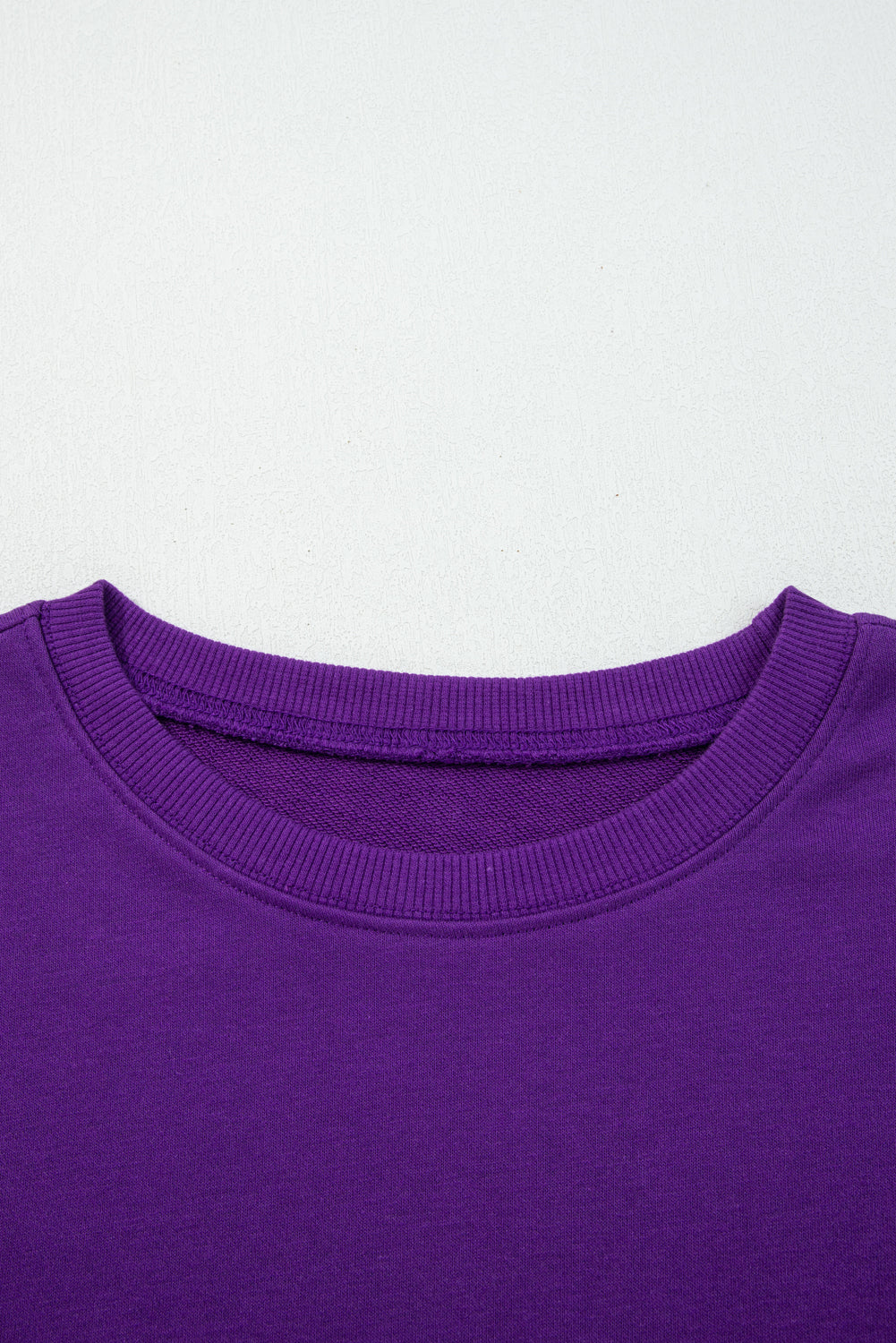 Fiery Red Varsity Stripe Detail Drop Shoulder Pullover Mini Skirt Set