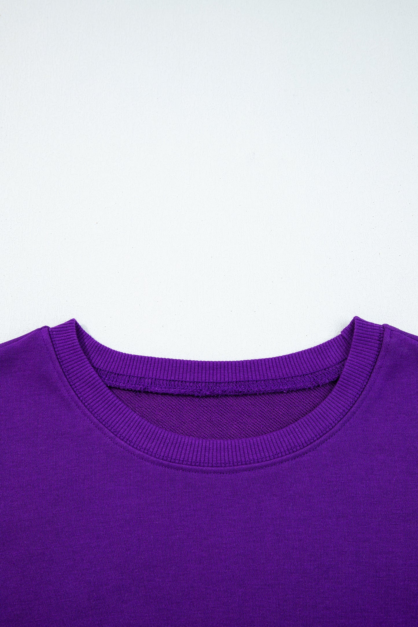 Sky Blue Varsity Contrast Banded Sleeve Shift Sweatshirt Dress